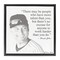 Stupell Industries Work Hard Derek Jeter Quote Framed Floater Canvas Wall Art